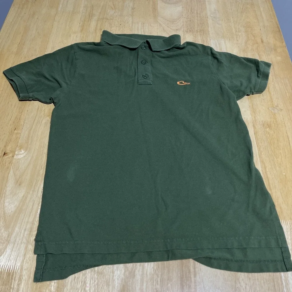 Drake Polo Mens Shirt Men's size M Green Clothing Company